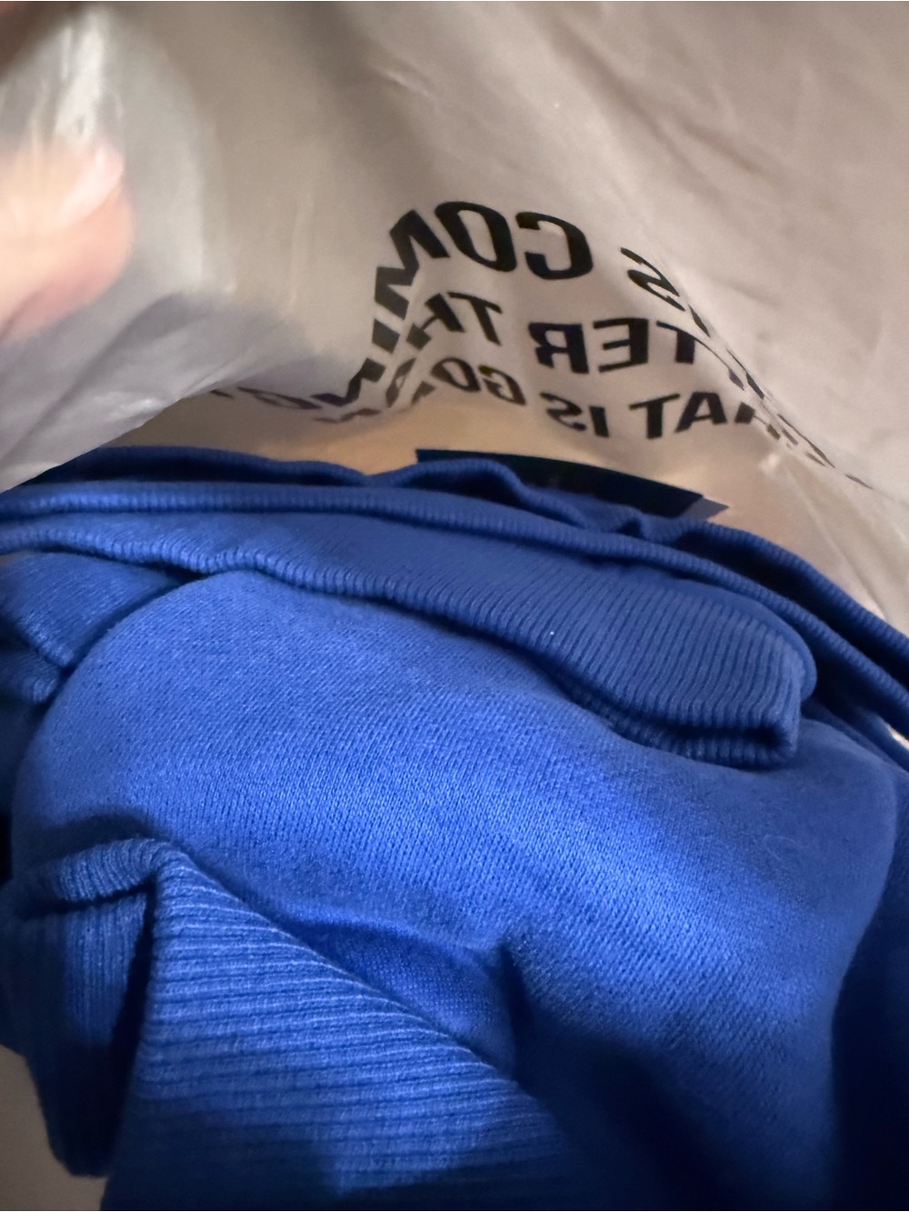 Comfrt Minimalist Hoodie in Cobalt Blue - Picture 2 of 3